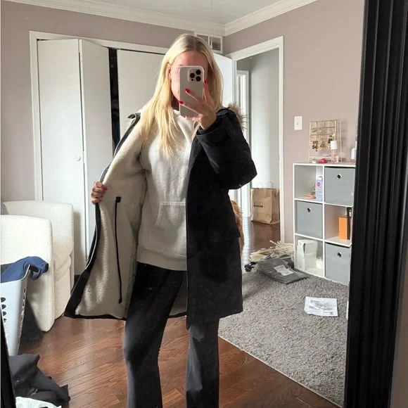 Abercrombie & Fitch women’s parka winter coat - Picture 3 of 9